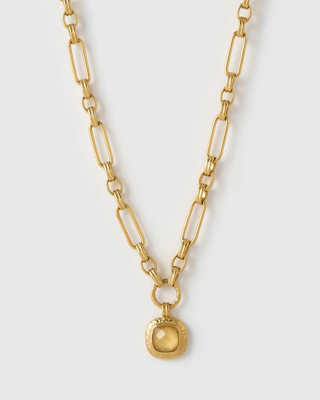 MASON NECKLACE-CITRINE