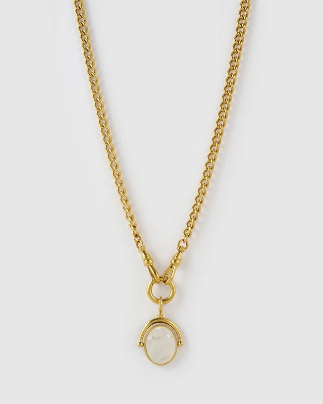 SABINE SPINNER CHARM NECKLACE