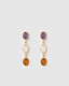 SANDRA GOLD EARRINGS