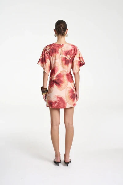 TIE FRONT DRESS- ALOHA BY SUMMI SUMMI