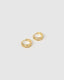 WINNIE GOLD HUGGIE EARRINGS-MINI