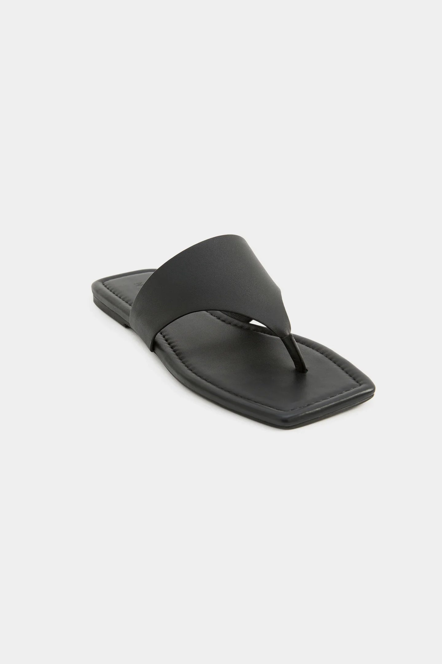 NUDE LUCY CORINNE LEATHER SANDAL- BLACK