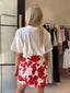 CIAO BOXY CROP TEE - WHITE