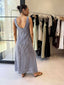 BRANDY MAXI DRESS - DENIM BLUE STRIPE