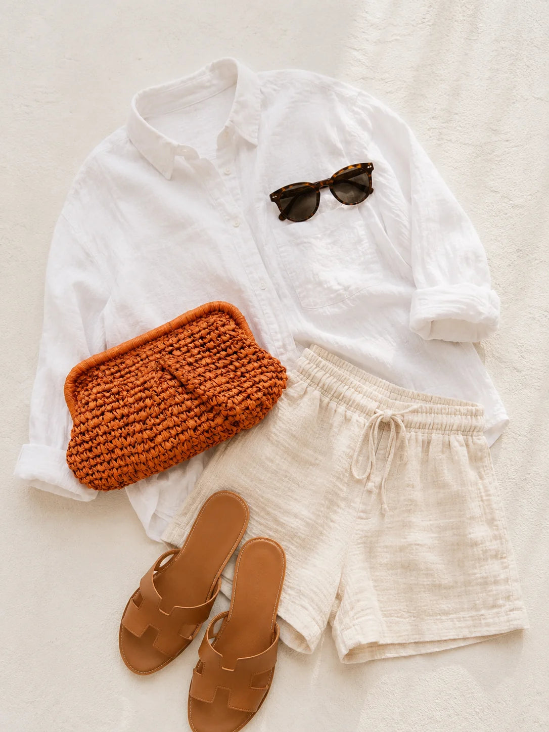 ELODY CLUTCH- ORANGE