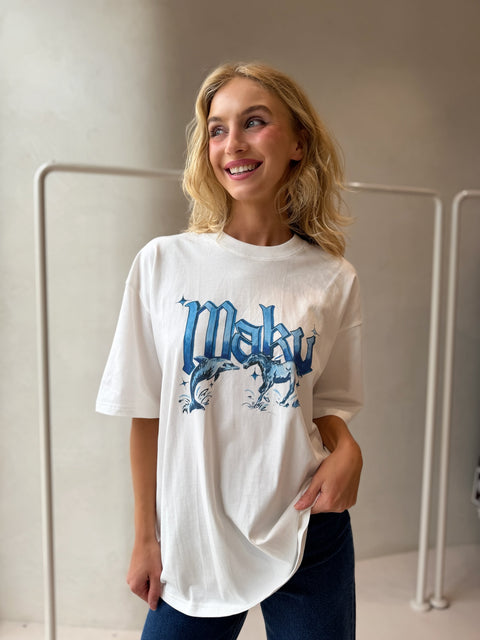 NAUTICAL OVERSIZED TEE