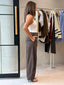 VAILA BARREL PANT - BROWN