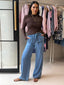 LILA DENIM PANT- MID BLUE