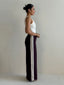 NADIA TRACK PANT - BURGUNDY