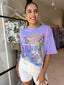 RANDOM & ART TEE - LAVENDER