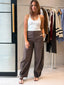 VAILA BARREL PANT - BROWN