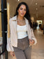 ZAKNI JACKET - LATTE