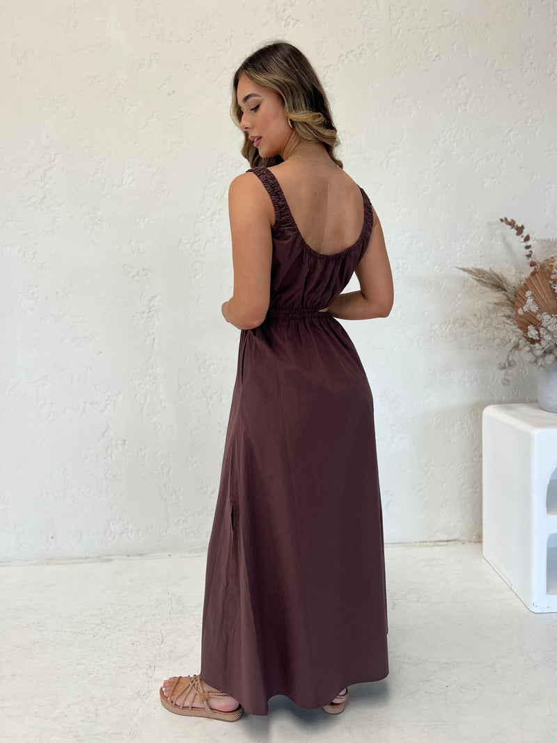 Dea Poplin Maxi Dress