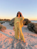 SIENNA PANT- CHARTREUSE