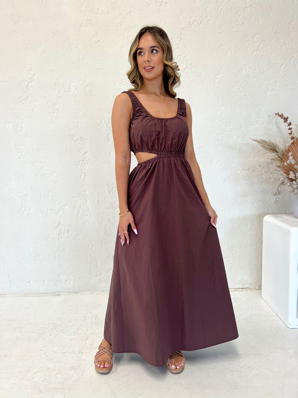 Dea Poplin Maxi Dress