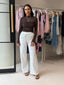 LILA DENIM PANT- WHITE