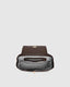 ARDEN SUEDETTE SHOULDER BAG- CHOCOLATE