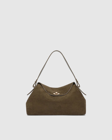 THE NICOLE SUDETTE HANDBAG-OLIVE