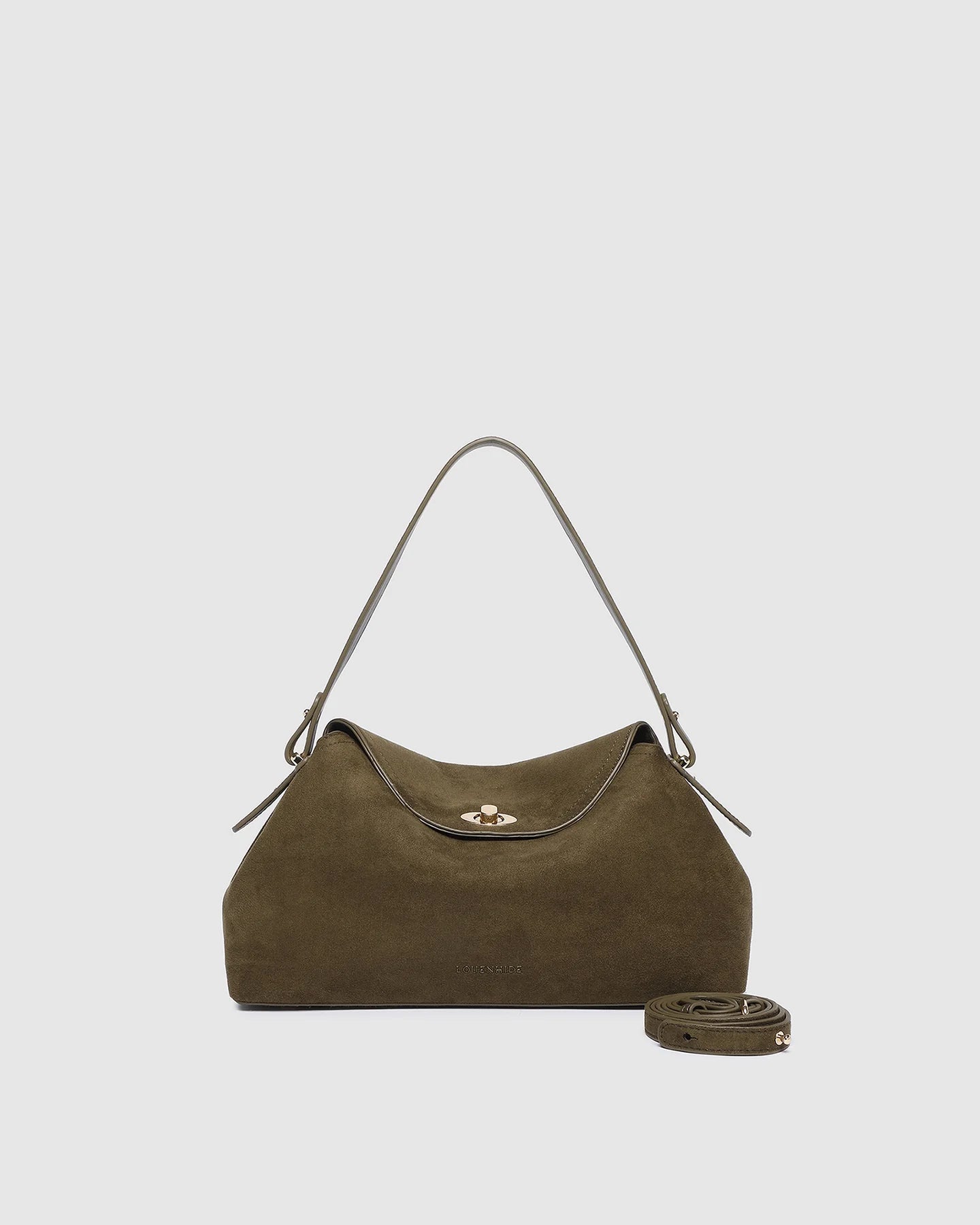 THE NICOLE SUDETTE HANDBAG-OLIVE