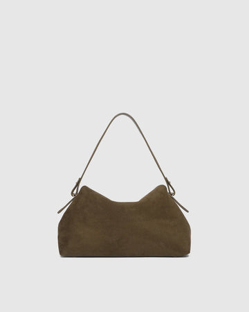 THE NICOLE SUDETTE HANDBAG-OLIVE