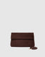 LUKA SUEDETTE CLUTCH CHOCOLATE