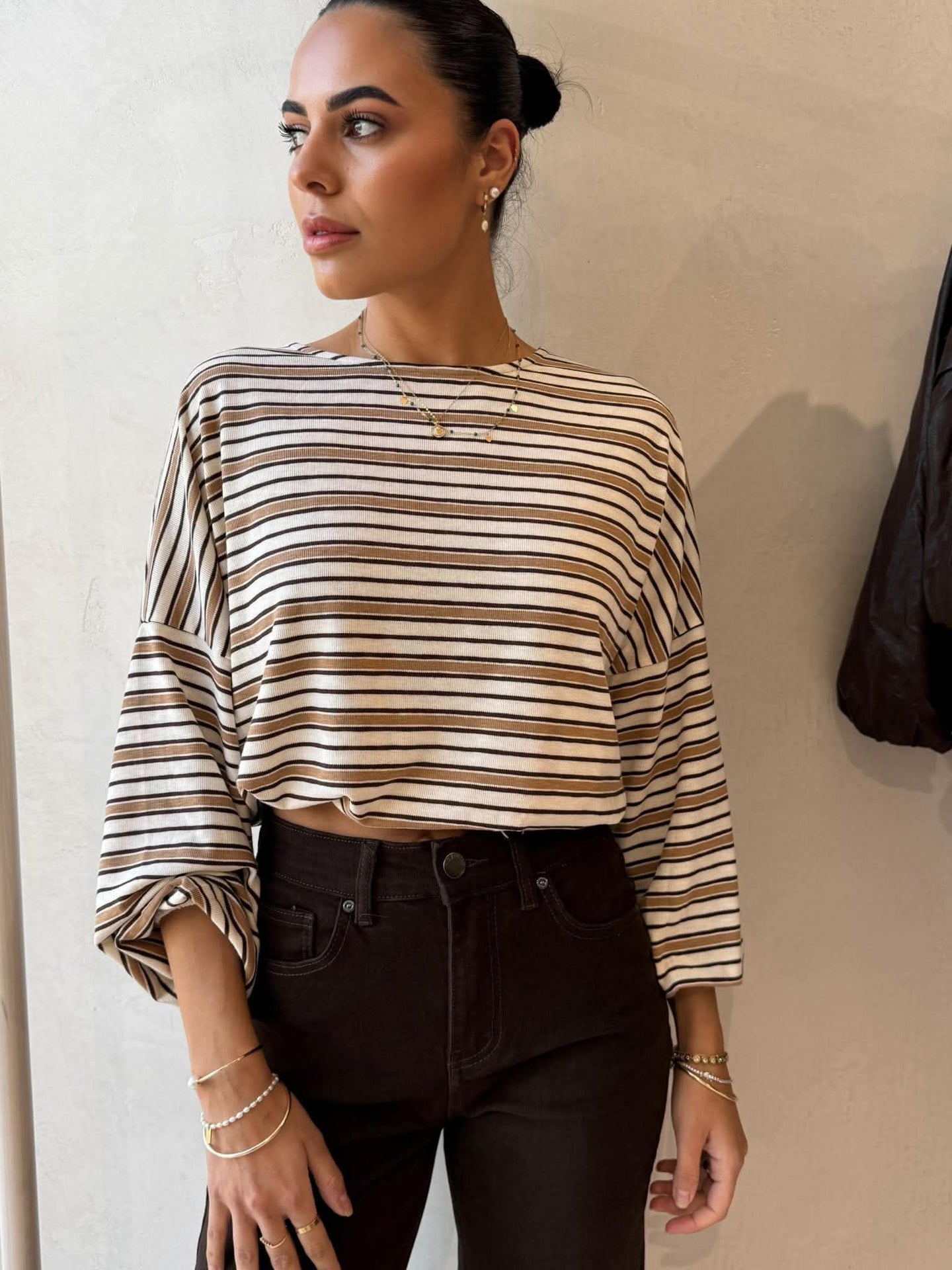 ARA STRIPE TOP- CABANA
