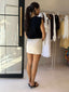 REMY MINI SKIRT - CREAM