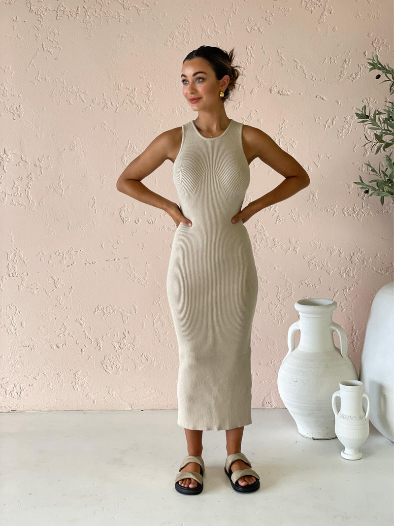 Winset Dress - Oatmeal