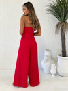 Sara Jumpsuit - Red
