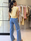 ORLA OFF THE SHOULDER KNIT-YELLOW