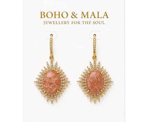 SUNSTONE ASTRA EARRINGS