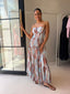 LILO MAXI DRESS- COASTAL SWIRL