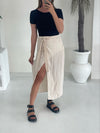 Lolli Wrap Skirt - Natural