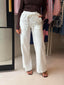 LILA DENIM PANT- WHITE