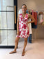 PETAL GLOW MINI DRESS