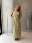 BRANDY MAXI DRESS - PISTACHIO