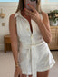 ALEX PLAYSUIT - WHITE