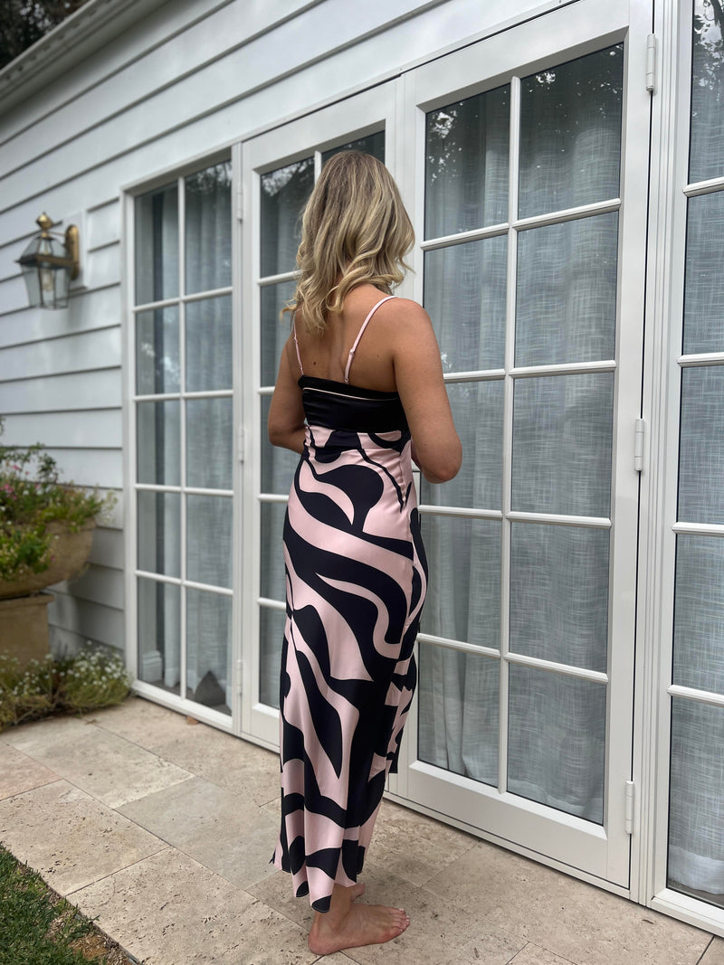 Sweetheart Midi Dress - Pink
