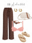 GLIDER PANT- CHOC VANILLA