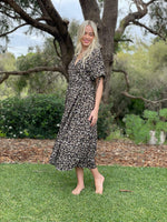 Tallon Maxi Dress -  Black Floral