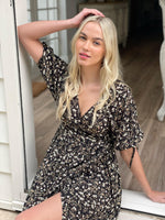 Tallon Maxi Dress -  Black Floral