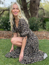 Tallon Maxi Dress -  Black Floral