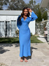 Gretta Maxi Dress - Blue