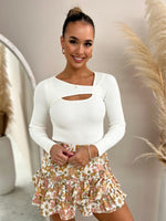 Bobby Skirt - Orange Floral