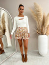 Bobby Skirt - Orange Floral
