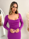 Bobbie Bodycon Dress - Violet