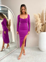 Bobbie Bodycon Dress - Violet