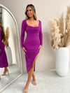 Bobbie Bodycon Dress - Violet