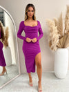 Bobbie Bodycon Dress - Violet
