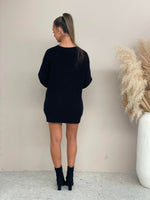 Veronica Jumper Dress - Black